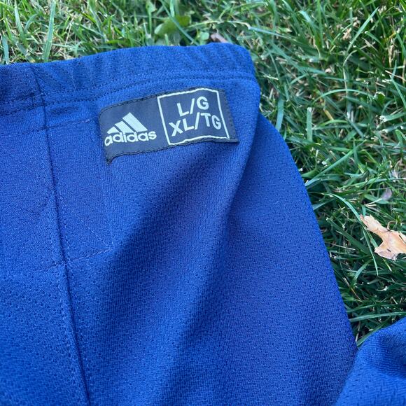 ADIDAS Red White Blue L XL Hockey Socks Polyester EUC - Picture 3 of 4